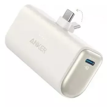 Powerbank Anker A1653021, 5 mAh, Power Delivery, 2× USB-C, 18 W, 3 A, beżowy