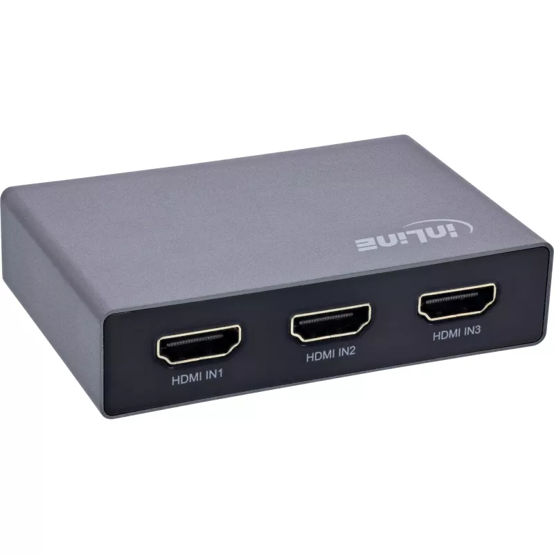 Przełącznik HDMI InLine 65020 3-portowy 8K 60 Hz HDCP 2.3
