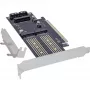InLine 76660T karty interfejsowe/adapter Wewnętrzny M.2, mSATA