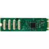 InLine 76660W Wewnętrzny adapter szeregowy M.2 Męski ASIX AX99100 4 Gbit/s