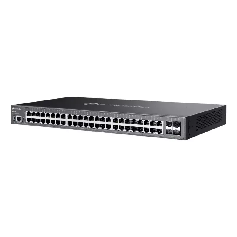 Przełącznik sieciowy TP-Link Omada SG5452X Zarządzalny L3 Gigabit Ethernet (10/100/1000) Czarny