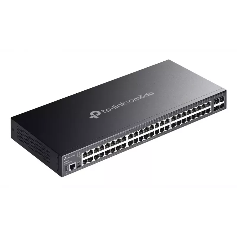 Przełącznik sieciowy TP-Link Omada SG5452X Zarządzalny L3 Gigabit Ethernet (10/100/1000) Czarny