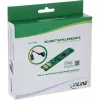 InLine 76660X Wewnętrzny adapter szeregowy M.2 Męski 4 Gbit/s