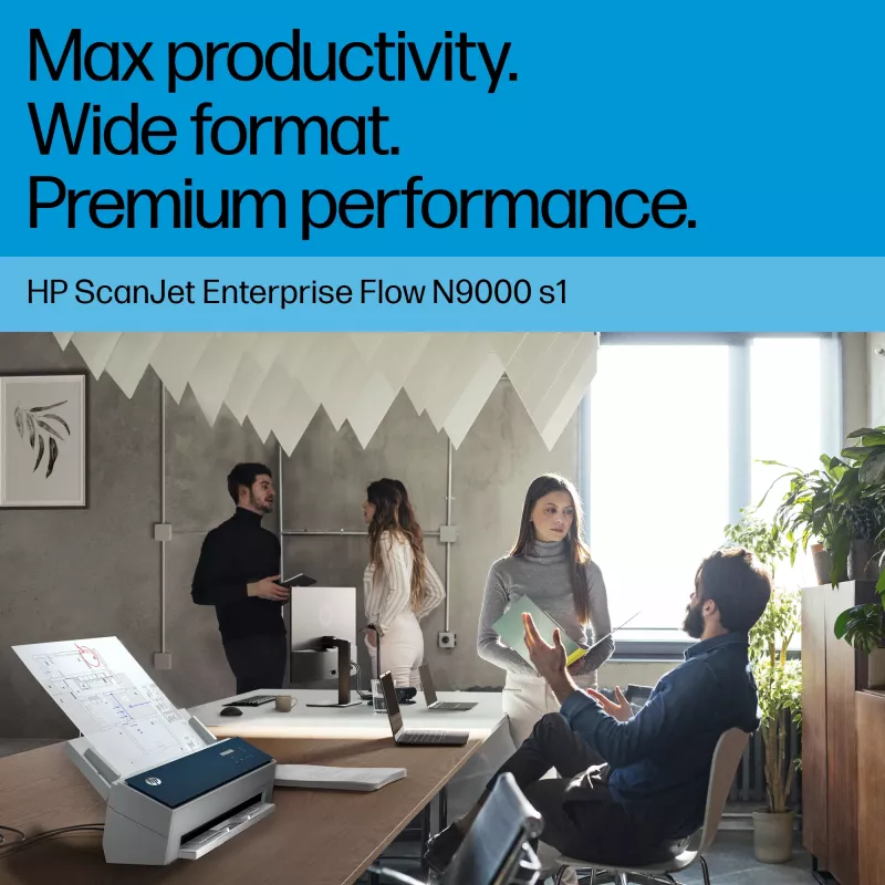 HP ScanJet Enterprise Flow 9000 s1 Skaner arkuszowy 600 x 600 DPI