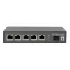 LevelOne GEP-0625 przełącznik sieciowy niezarządzalny 2.5G Ethernet (100/1000/2500) Power over Ethernet (PoE) czarny