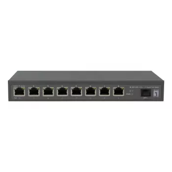 LevelOne GEP-0925 przełącznik sieciowy Niezarządzalny 2.5G Ethernet (100/1000/2500) Power over Ethernet (PoE) Czarny