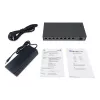 LevelOne GEP-0925 przełącznik sieciowy Niezarządzalny 2.5G Ethernet (100/1000/2500) Power over Ethernet (PoE) Czarny