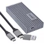 Zewnętrzna obudowa USB4 InLine 00031J — USB-C do M.2 NVMe SSD, 40 Gb/s, aluminium