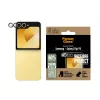 Osłona obiektywu aparatu PanzerGlass PicturePerfect do Samsung Galaxy Z Flip7 FE — szkło hartowane, silikon, przezroczysta, 1 szt.