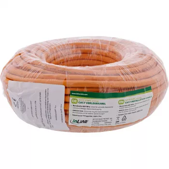 Kabel sieciowy InLine 70210I RJ45 Kat.7 600MHz 1m Pomarańczowy