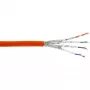 Kabel sieciowy InLine 70230I RJ45 Kat.7 600MHz 1m Pomarańczowy