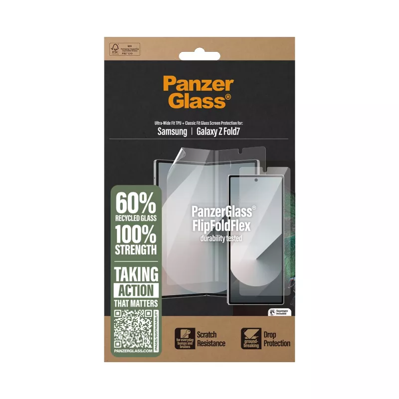 PanzerGlass Ochrona ekranu Samsung Galaxy Z Fold7 Scratch Shock Resistant
