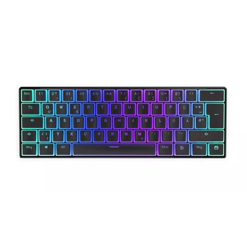 Klawiatura gamingowa ENDORFY Thock Compact RF Bezprzewodowa USB QWERTZ 61 klawiszy RGB LED