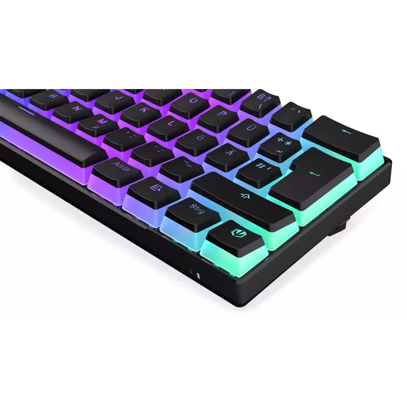 Klawiatura gamingowa ENDORFY Thock Compact RF Bezprzewodowa USB QWERTZ 61 klawiszy RGB LED