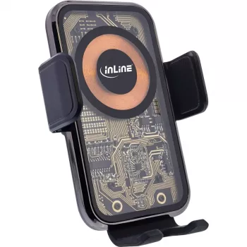 InLine 23156Q uchwyt Uchwyt pasywny Telefon komórkowy/Smartfon Czarny, Wielokolorowy