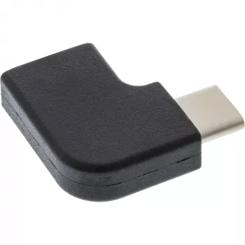 InLine USB 3.2 Gen.2 Adapter, USB-C męski / USB-C żeński, kątowy