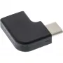 InLine USB 3.2 Gen.2 Adapter, USB-C męski / USB-C żeński, kątowy