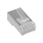 InLine 8P8C RJ45 męskie złącza ekranowane do kabli okrągłych, 100 szt.
