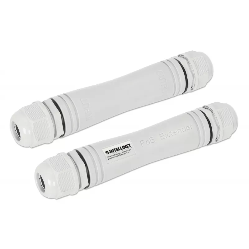 Intellinet Ultra Long Range Outdoor Fast Ethernet PoE+ Extender Kit 1000 m 95 W IP67