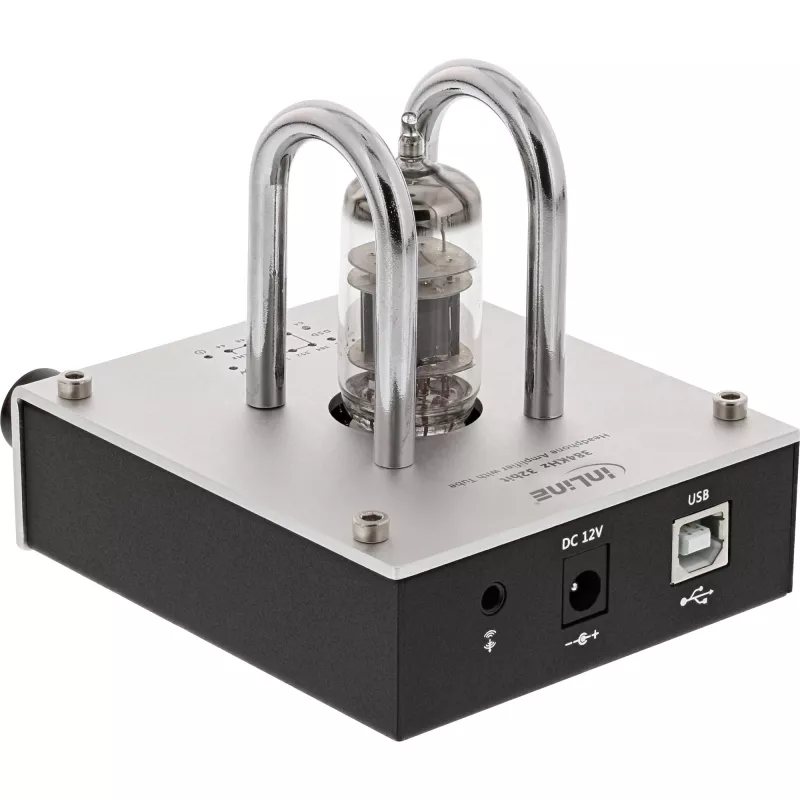 InLine AmpUSB, Hi-Res AUDIO HiFi DSD USB Audio DAC, wzmacniacz lampowy