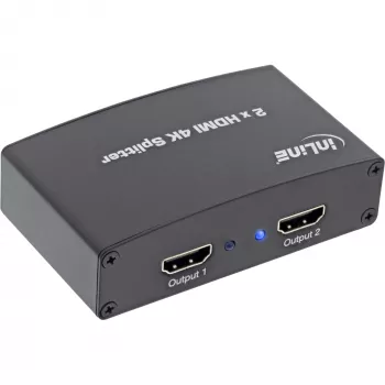 InLine HDMI Splitter/Dystrybutor, 2-portowy, kompatybilny z 4K2K