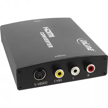 Konwerter InLine HDMI na S-Video + Konwerter audio RCA