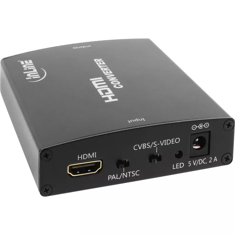 Konwerter InLine HDMI na S-Video + Konwerter audio RCA