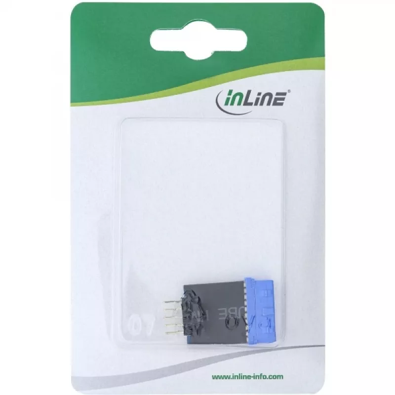 Adapter wewnętrzny InLine USB 3.0 na 2.0, 19-pin USB 3.0 na USB 2.0