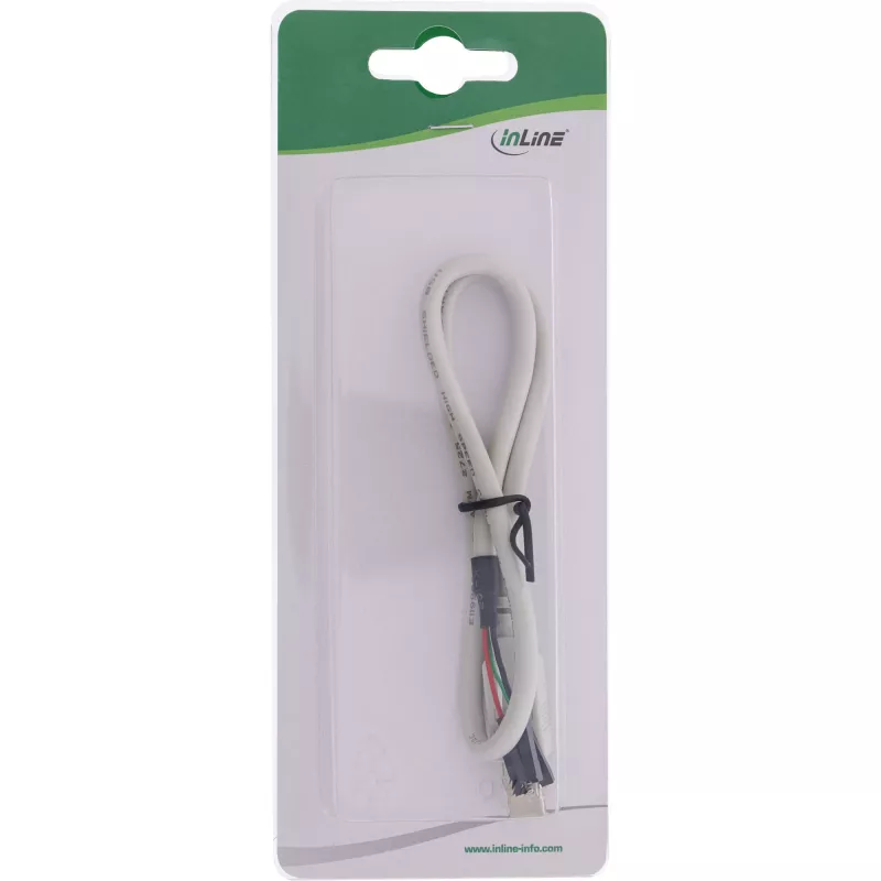 InLine Kabel USB 2.0 wewnętrzny USB B męski / złącze header, 0,40m