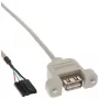 adapter kablowya USB 2.0 InLine 33440F 0,60 m USB A żeński / złącze kołkowe