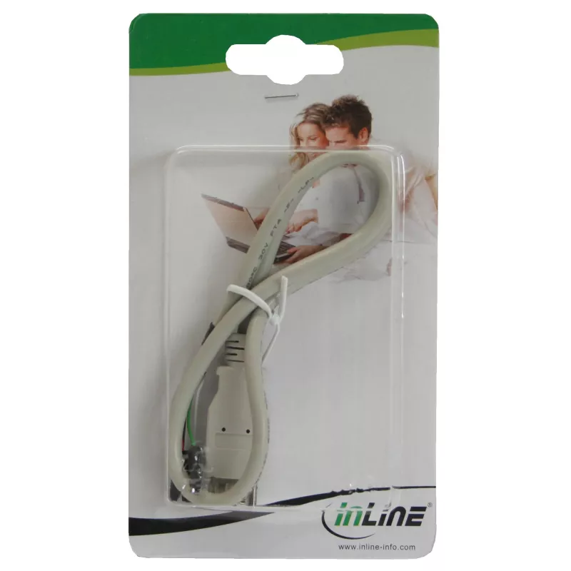 InLine USB 2.0 adapter kablowya Type A female / header connector, 0.40m