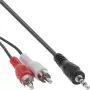 Kabel audio 2x RCA męski / 3,5 mm stereo męski 1,5 m InLine 89939S
