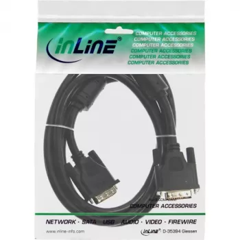 Kabel DVI-I 24+5 M/M Dual Link InLine 17793 3m