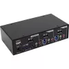InLine Desktop KVM Switch 2 Port DisplayPort USB 3.0 Hub z audio