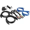 InLine Desktop KVM Switch 2 Port DisplayPort USB 3.0 Hub z audio
