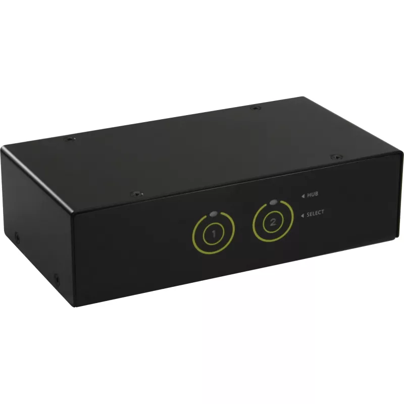 InLine Desktop KVM Switch, 2-portowy, HDMI, hub USB 3.0, z audio