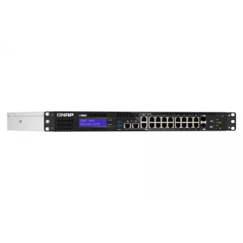 QNAP QGD-1602-C3758-16G przełącznik sieciowy Zarządzalny L2 2.5G Ethernet (100/1000/2500) Czarny, Szary