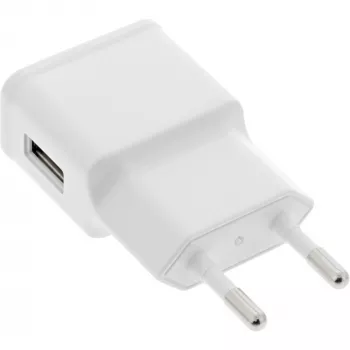 Zasilacz USB pojedynczy InLine 31504W 100-240V na 5V/1.2A biały