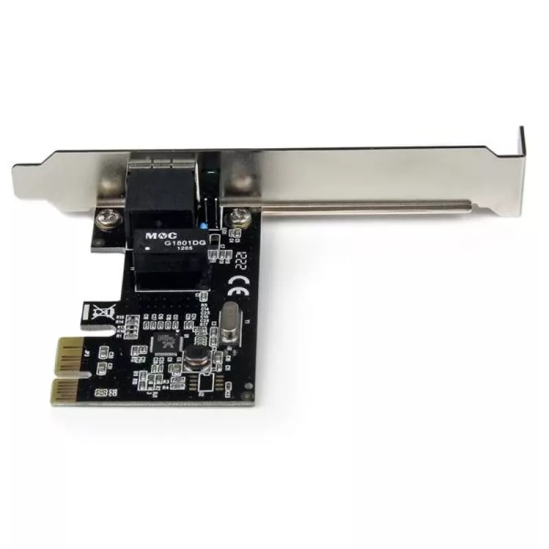 StarTech.com 1 portowa karta sieciowa serwerowa PCI Express PCIe Gigabit Ethernet NIC - profil podwójny