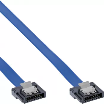 InLine SATA 6Gb/s kabel small plug 0.15m with latches 27701K