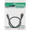 Kabel InLine HDMI, High Speed HDMI kabel, M/M, czarny, złote styki, 10m