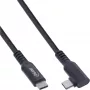 Kabel InLine USB 3.2 Gen.1, USB Type-C męski/męski kątowy do VR, czarny, 5 m