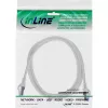 InLine 72633 kabel sieciowy Szary 0,3 m Cat6a S/FTP (S-STP)