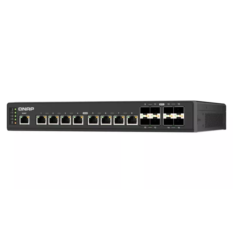 QNAP QSW-IM3216-8S8T przełącznik sieciowy Zarządzalny L2 10G Ethernet (100/1000/10000) Czarny