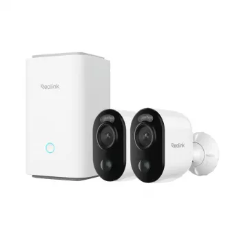 Jednostka bazowa Reolink Hub 1 z 2 kamerami Argus Series B310 Indoor biały