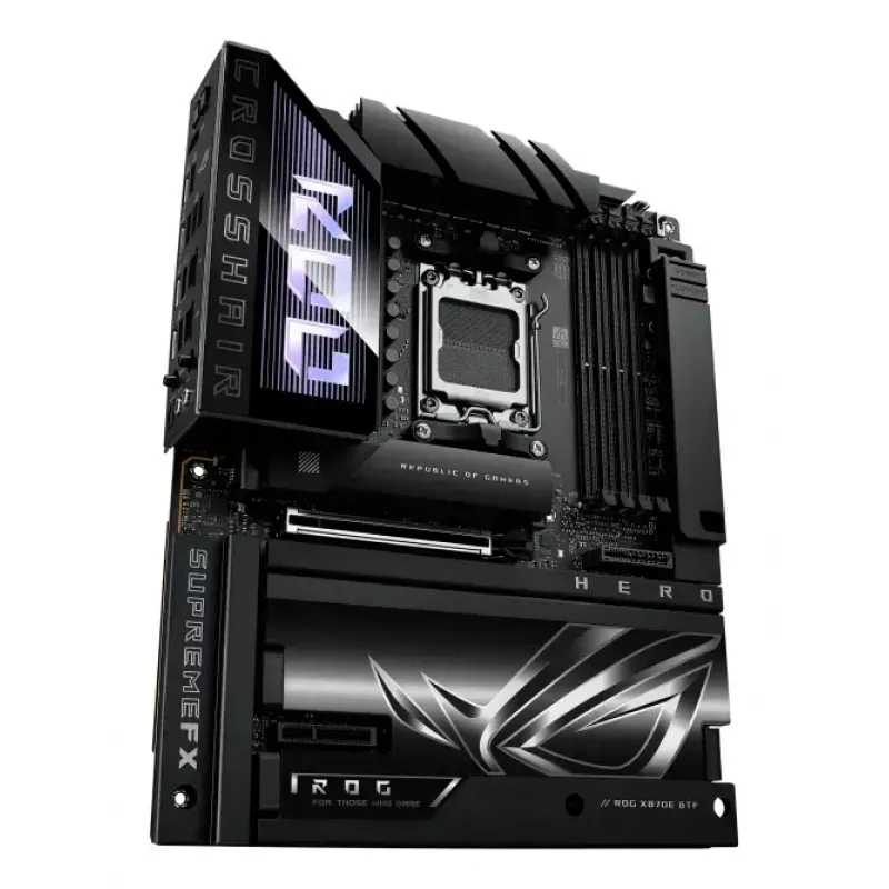 Płyta główna ASUS ROG CROSSHAIR X870E HERO BTF — AMD X870E, Socket AM5, ATX, DDR5, M.2, Wi‑Fi 7