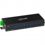 InLine 35396C koncentrator interfejsów USB 3.2 Gen 1 (3.1 Gen 1) Type-B 5000 Mbit/s Czarny