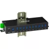 InLine 35396C koncentrator interfejsów USB 3.2 Gen 1 (3.1 Gen 1) Type-B 5000 Mbit/s Czarny