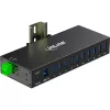 InLine 35396C koncentrator interfejsów USB 3.2 Gen 1 (3.1 Gen 1) Type-B 5000 Mbit/s Czarny