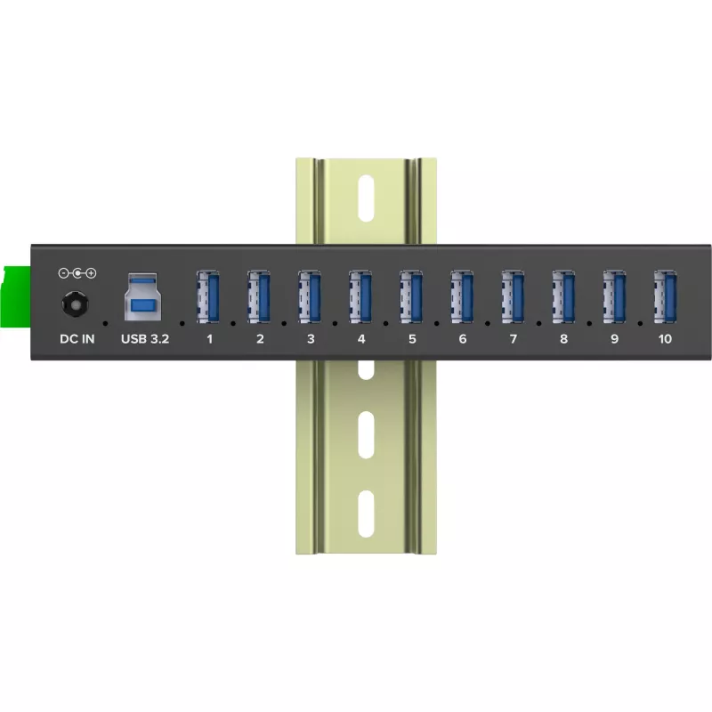 InLine 35396C koncentrator interfejsów USB 3.2 Gen 1 (3.1 Gen 1) Type-B 5000 Mbit/s Czarny